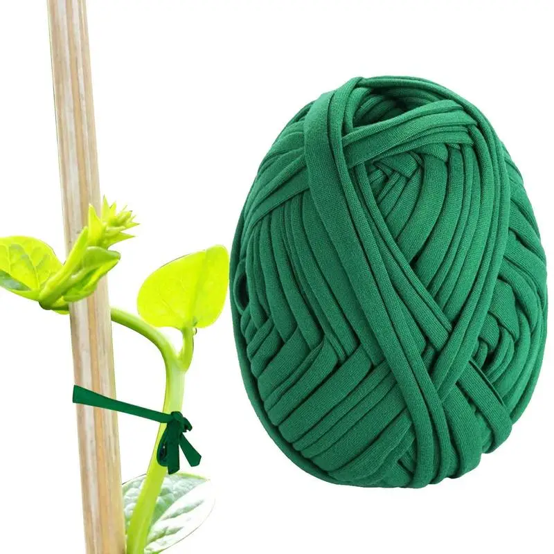 Green Garden Twine String Soft Stretchy Plants Support String Acrylic Garden Plant Climbing Strapping Ties Binding For Plants