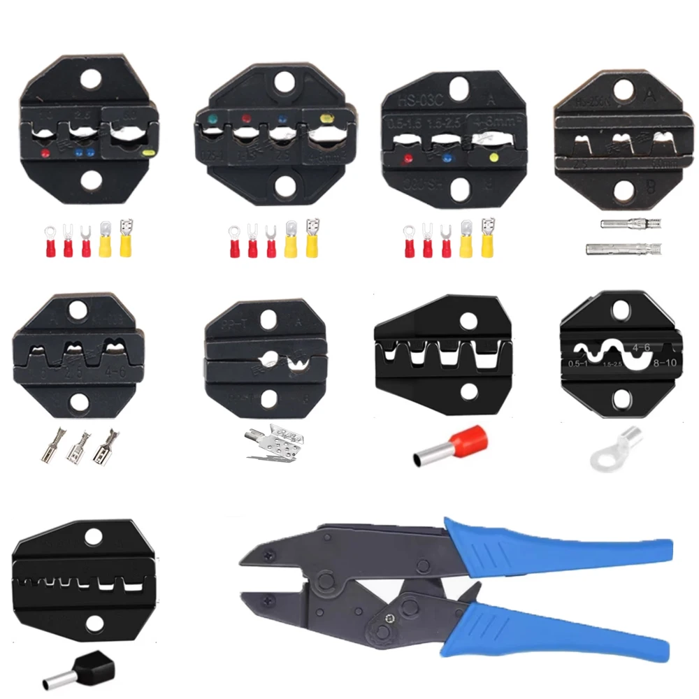 1pcs HS Crimping Pliers Jaw for 230mm/9inch Pliers Crimping Tool Die Wire Terminal Crimper HS-03BC/40J/125/30J/2546B