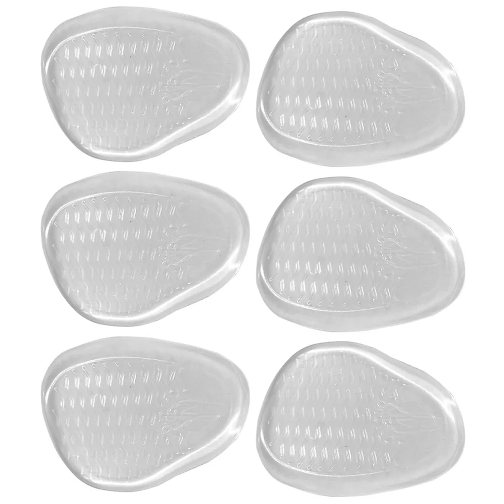 

3 Pairs Half Size Pad Foot Pads Shoe Support for Feet Forefoot High Heels Women metatarsal pads shoe inserts high heel foot pads