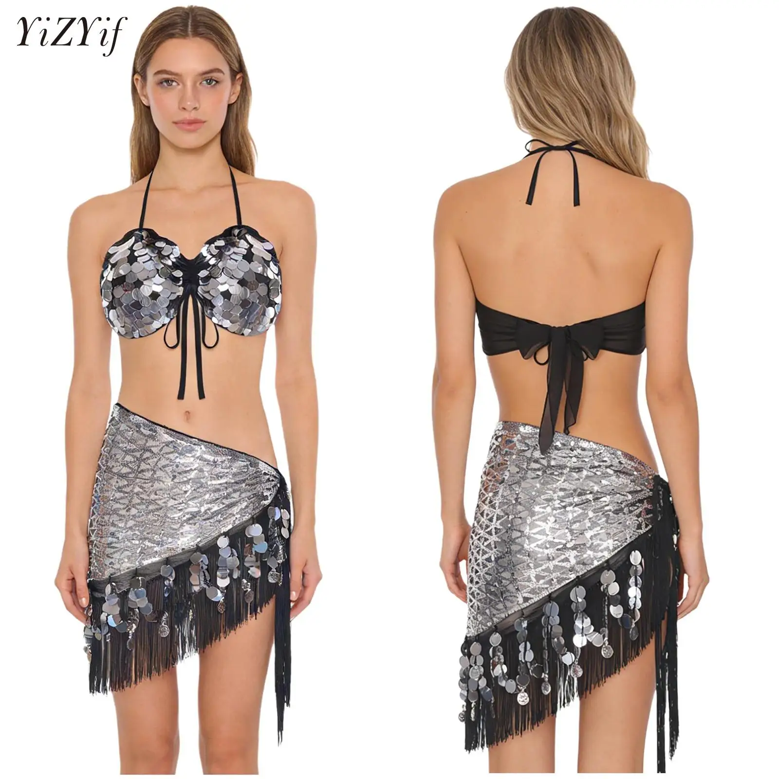 

Сексуальный танец живота, поясная цепочка, набедренная повязка и укороченный топ, наряды для Таиланда/Индии/Арабского женщин, костюмы для вечеринок в ночном клубе