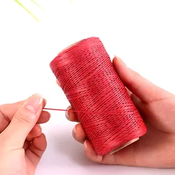Polyester Sewing Thread for Weaves, Upholstery, Jeans, Drapery, Beading, Purses, Leather, High Strength, 260Meters,