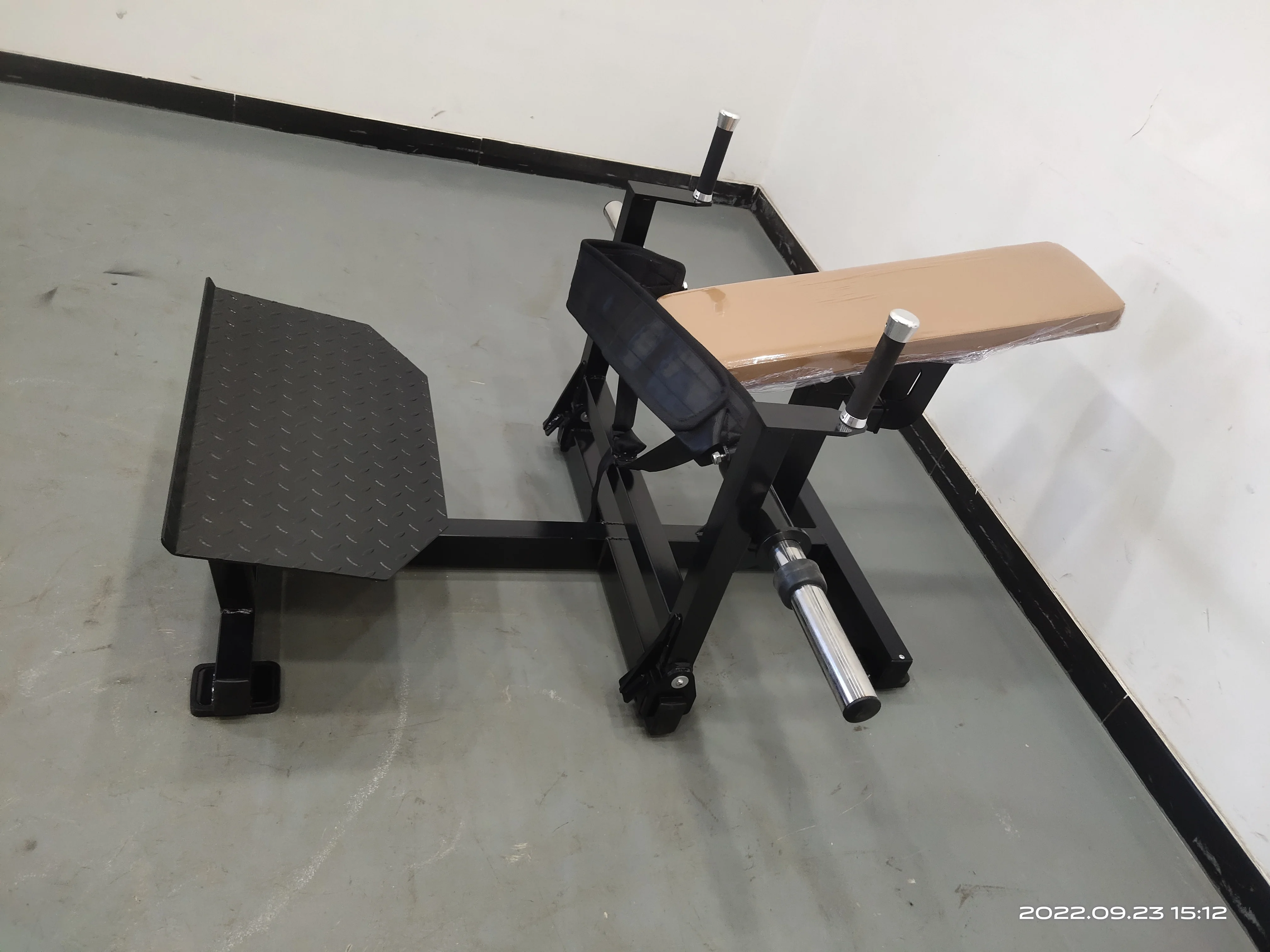 Machine de poussée de hanche, plaque chargée, équipement d'exercice de levage de hanche, Machine de flute