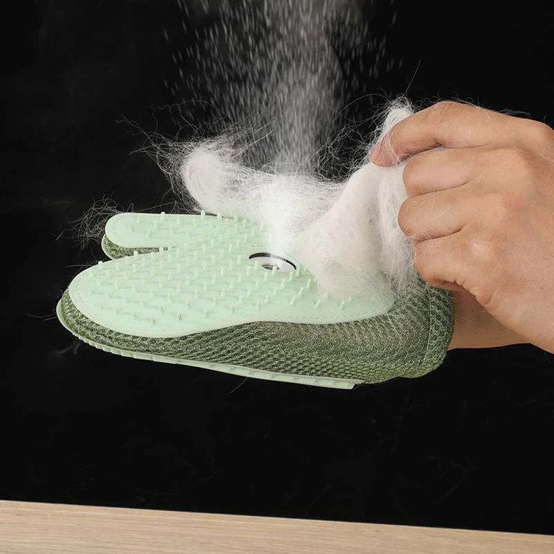 Перчатка для домашних животных, щетка для ухода за кошками, расческа для удаления шерсти, расческа для собак, средство для удаления ванны, чистый массаж для животных