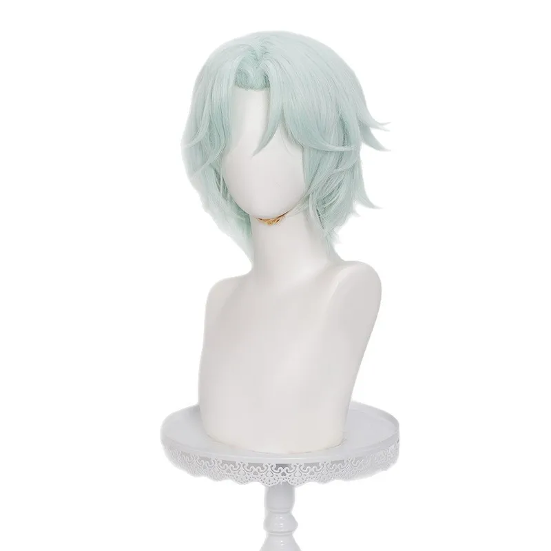 Parrucca per il personaggio Genshin Impact Ifra con simulazione realistica del cuoio capelluto e capelli stuzzicati legati a mano adatti per cosplay anime 2D