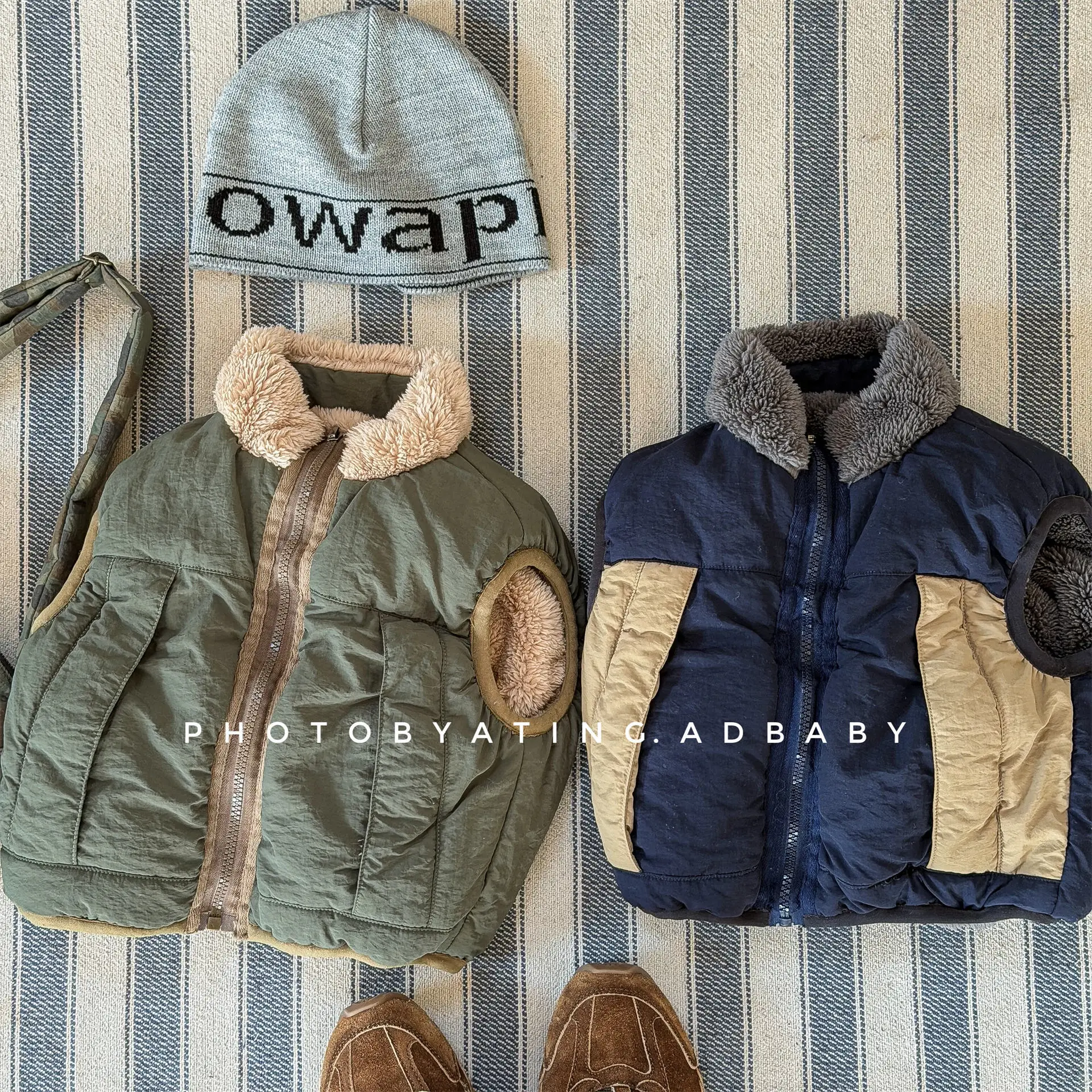 Kids Winter Wear Fleece Reversible Vest for Boys Girls Unisex Children's Double-Sided Jacket Warm Insulated Baby Outerwear