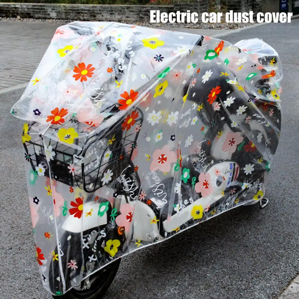 Dust Proof Multi Use Floral Pattern Bicycle Protective Cover for Outdoor