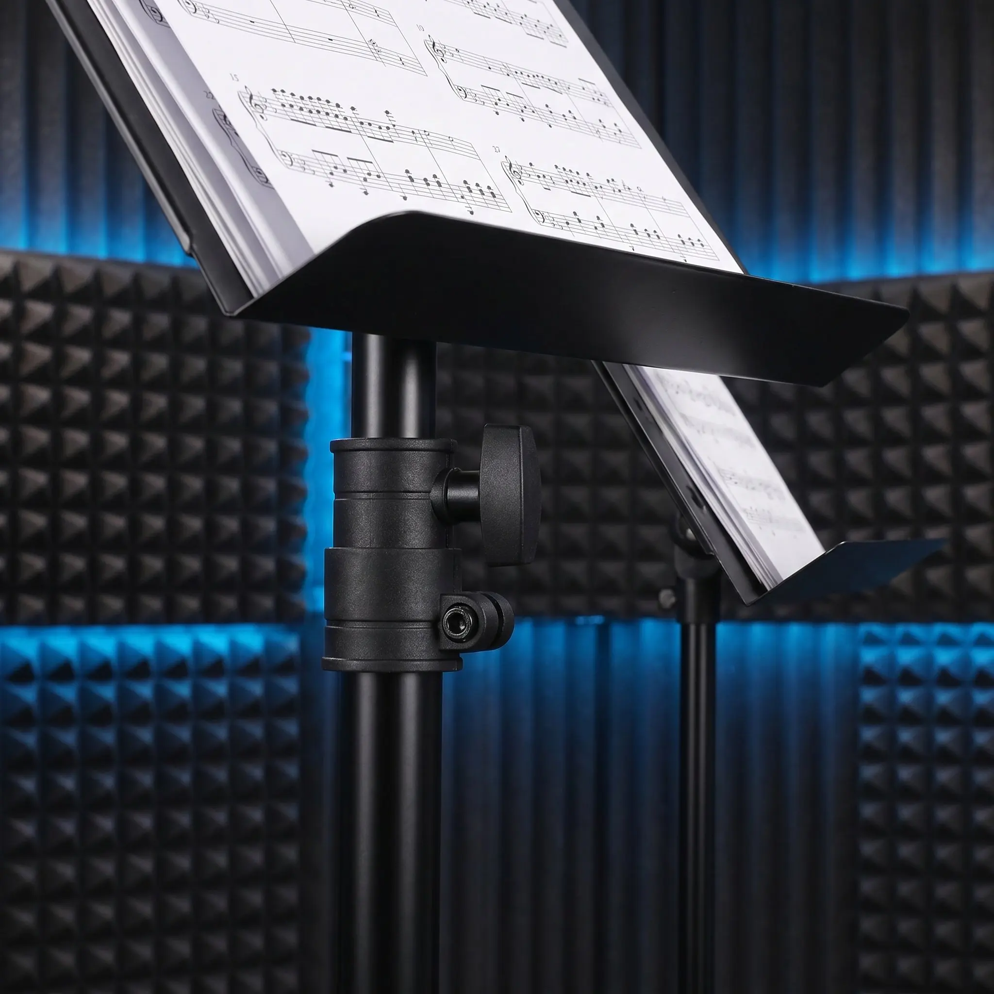2Pcs Music Stand Sleeve Adapter Tube Reducer 28-25Mm Pole Lock Clamp Adjustable Support Fastening Hardware for Sheet Music Stand