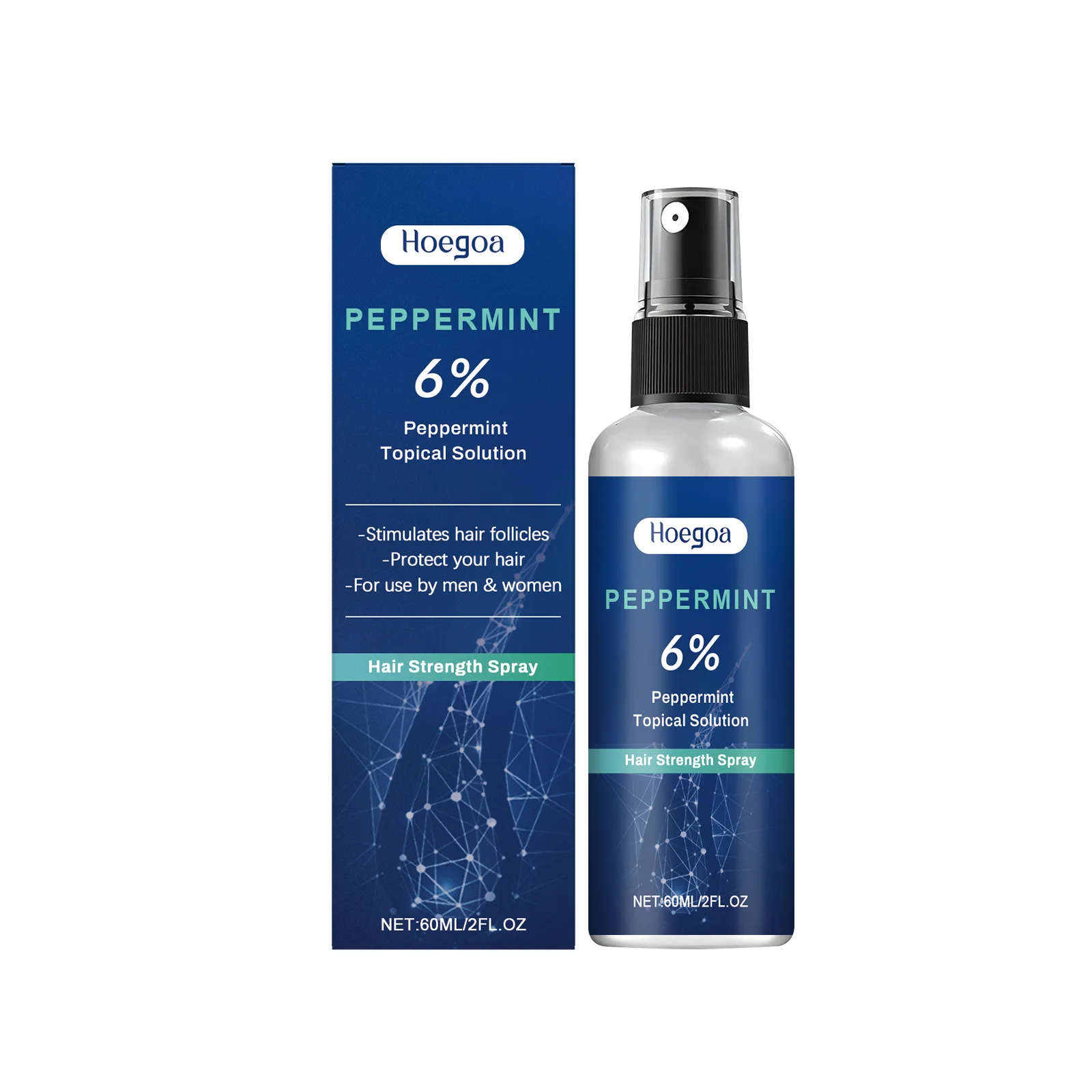 Unisex Anti-Hair Loss Spray & Hair Growth Serum - Nourishes Scalp, Promotes Hair Growth, & Provides Healthy Nutritional Care