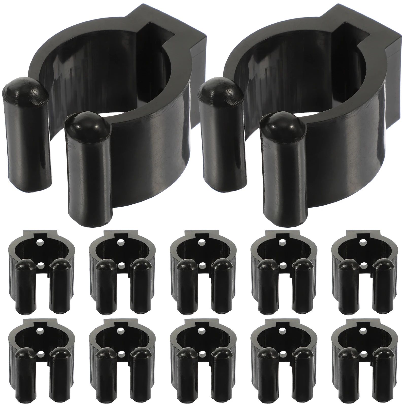 

12pcs Rod for Pool Cues Fishing Poles Display Storage Billiard Racks Pool Stand Clips Holders Bracket
