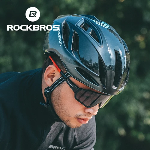 Imagen 2 del producto Casco de ciclismo ultraligero ROCKBROS, casco transpirable de alta resistencia, casco de seguridad integrado, casco de ciclismo ajustable para hombres y mujeres