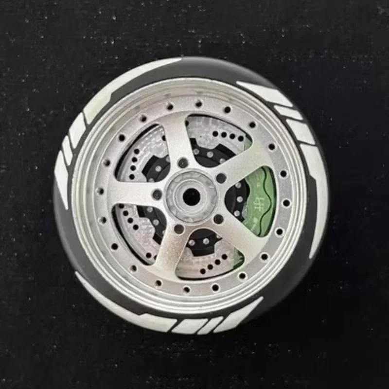 RC nb4 リモートコントロールハンドホイール金属送信機ステアリングホイールハンドホイールは、フタバフライスカイ NB4 に適しています