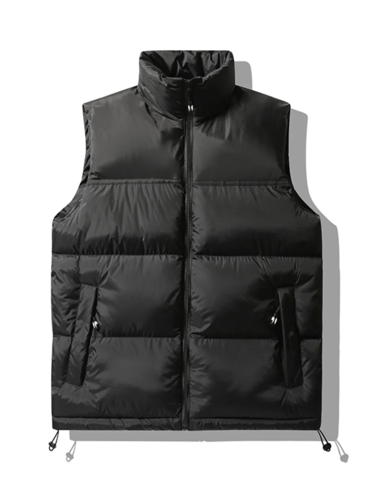 

Новая мужская спортивная жилетка 2024 года: теплая, дышащая, с цветными вставками, повседневная, молодежная, больших размеров, на молнии