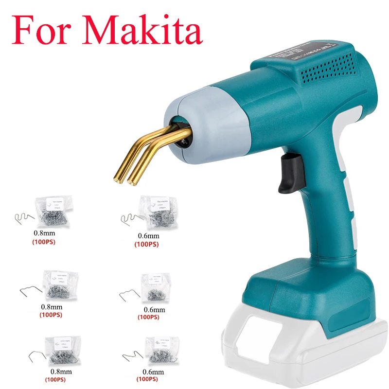 

Portable Body Panel Crack Repair Welding Gun Cordless Plastic Welding Gun for Makita 18V Lithium Battery for Car Bumper Repairs