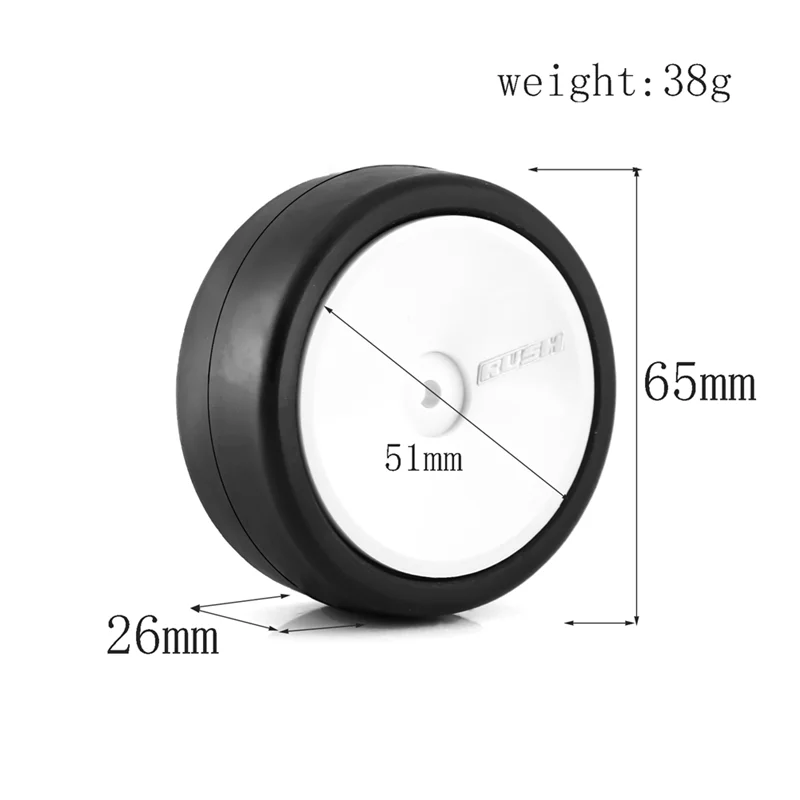 1/10 RC Racing Car Tire Hot Melt Tyre Wheel For Tamiya TT01 TT02 XV01 TA06 PTG-2 HPI HSP 1/10 RC Car Upgrade Parts