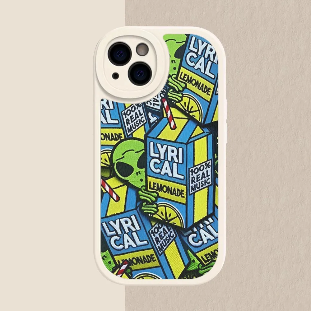 New Aliens Drink Lyrical Lemonade Phone Case Hard Leather For iPhone 14 13 12 Mini 11 14 Pro Max Xs X Xr 7 8 Plus Fundas