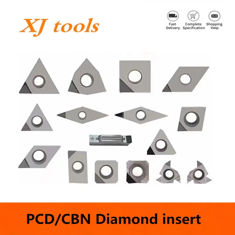 NEW PCD CBN Diamond Inserts Cutter Tool CCGT DCGT VCGT TPGH MGMN APKT SEKT CNMG TNMG WNMG VNMG DNMG  Lathe Internal Turning Tool