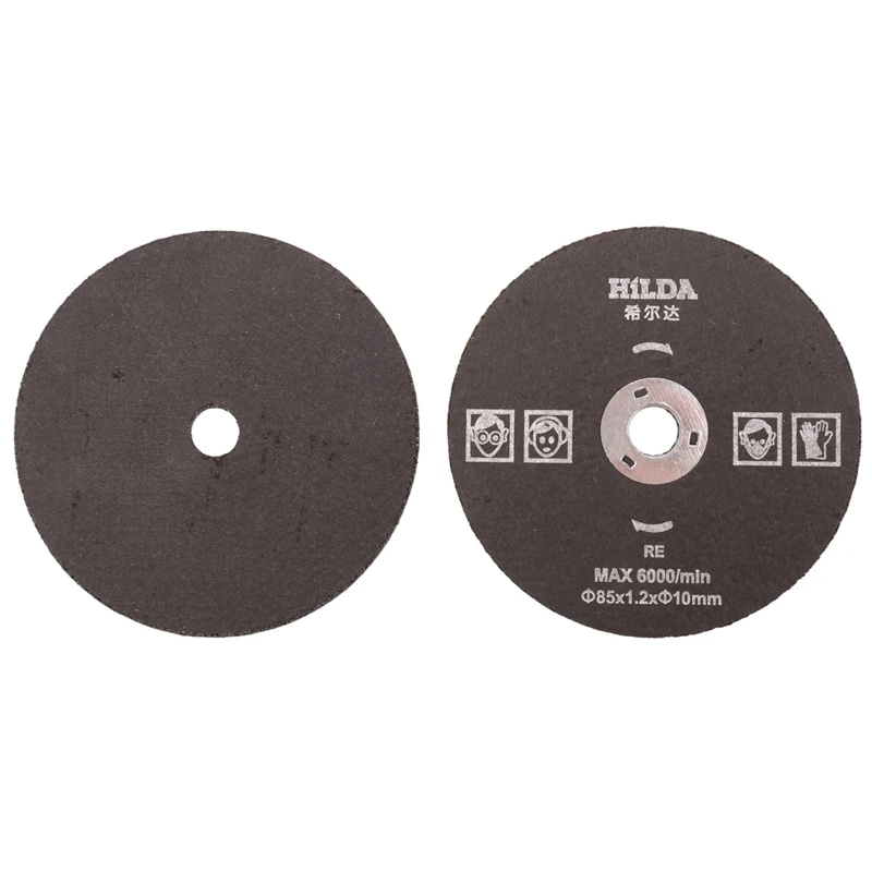 85Mm Cutting Discs 85X10Mm Circular Resin Grinding Wheel Saw Blades for Metal Cutting Fiber Cutting Disc Abrasive Tools-A68X view 2