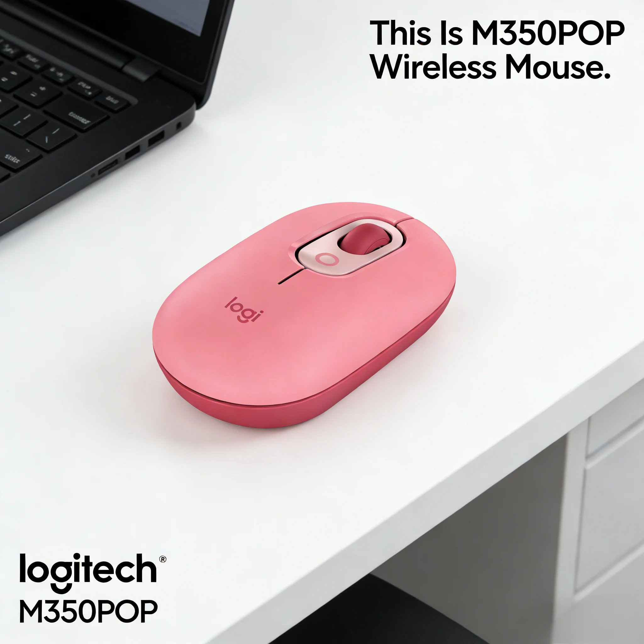 

Logitech M305POP Stylish Silent Mouse Symmetrical Design for All Users