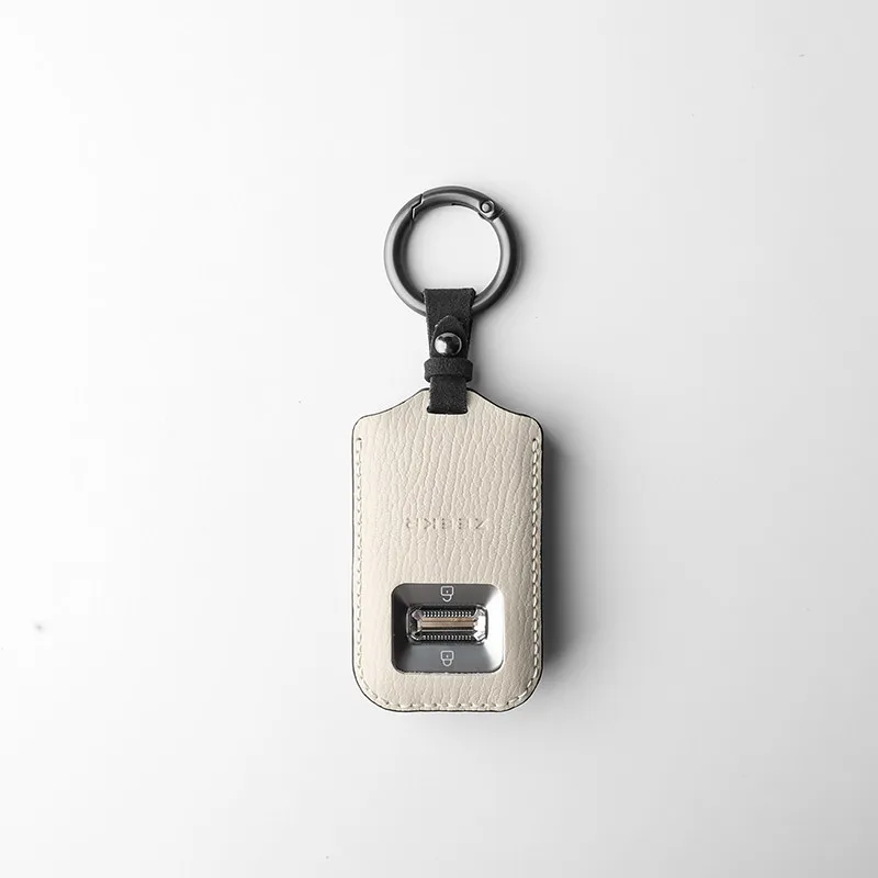 

For Zeekr 8X 2026 Leather Vintage Handmade Smart Key Keyless Remote Entry Fob Case Cover
