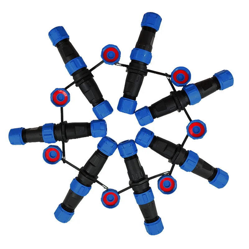 Conector de acoplamiento a prueba de agua, conector de cable IP68, SP1310, SP1311, SP13, 2 pines, 3 pines, 4 pines, 5 pines, 6 pines, 7 pines