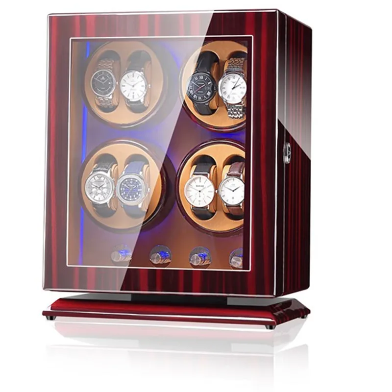 Winding watch shaker, watch turner, mechanical winding box storage box processing custom solid wood gift box