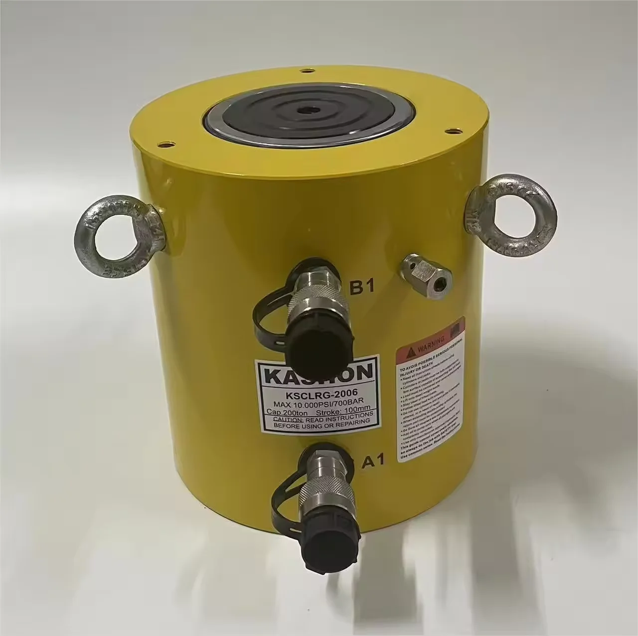 CLRG-2006 200 طن السكتة الدماغية 150 مم أسطوانة هيدروليكية مزدوجة المفعول مقابس عالية Tonnage