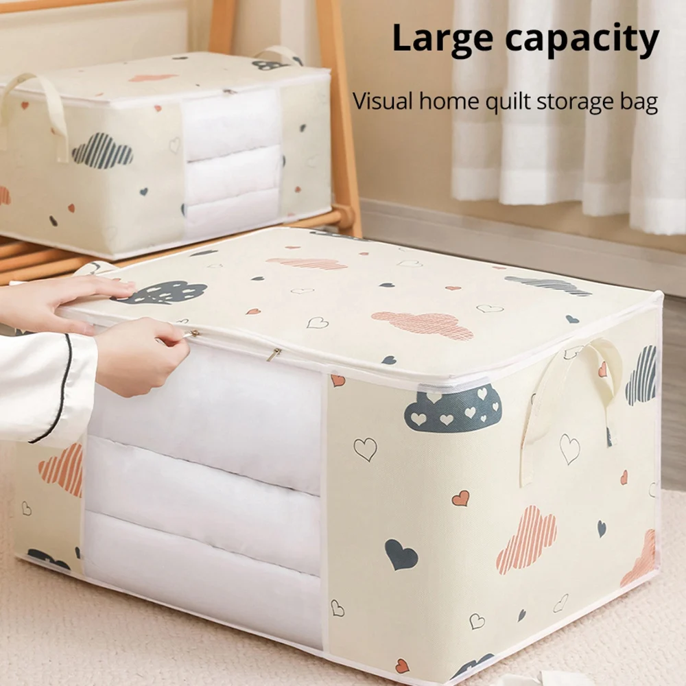 Moisture Dust Proof Proof Organizer Quilt Clothes Storage Bag Large Capacity Foldable Duvet Blanket Sorting Bags Storage Bag