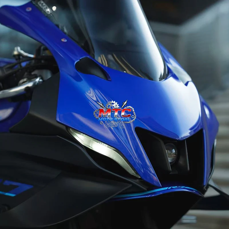 R7 Motorcycle Front Winglets spoiler ABS Carbon For Yamaha YZF R7 YZFR7 2021 2022 2023 2024 Fixed Wind Wing Fairings Accessories