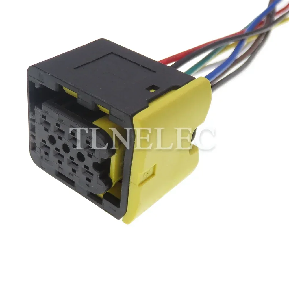 8 Pin Way Auto Sealed Socket with Wires Auto Male Female Wiring Harness Connectors 1-1418479-1 1-1564416-1