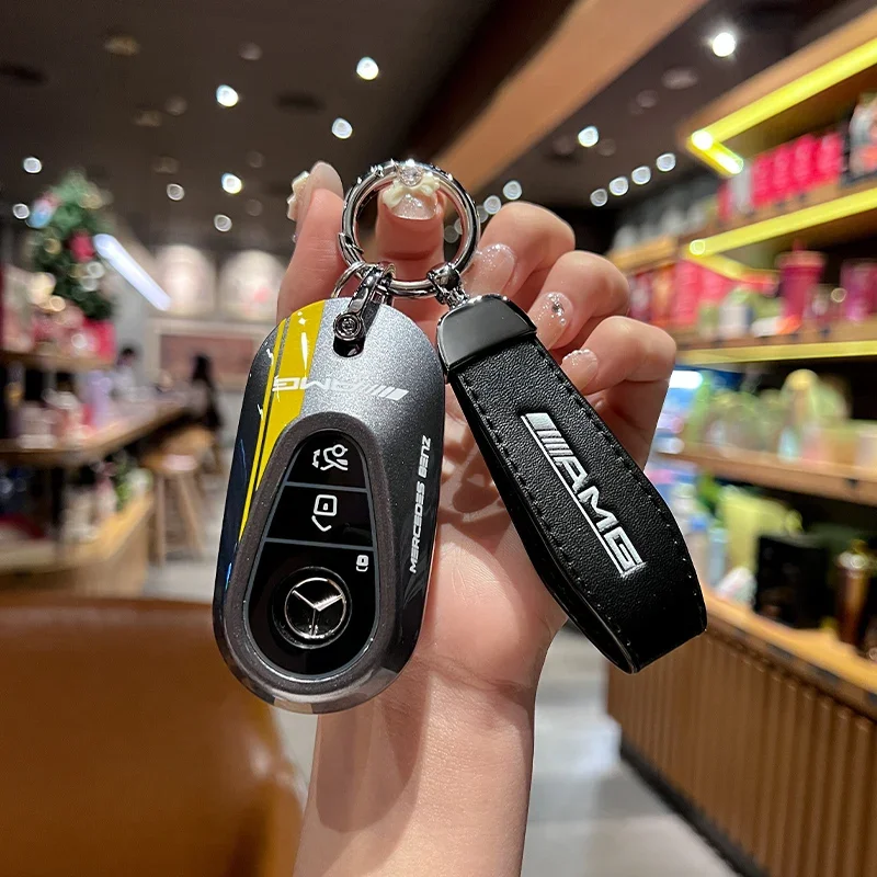 Car Remote Key Case Cover Shell For Mercedes Benz C S Class W206 W223 S350 C260 C300 S400 S450 S500 Protector Keyless
