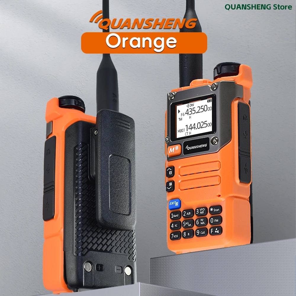 Quansheng Walkie Talkie Long Range Am Fm Communication Two Way Radio Receiver UV K5 Ham Amateur Wireless Set Transceiver K58