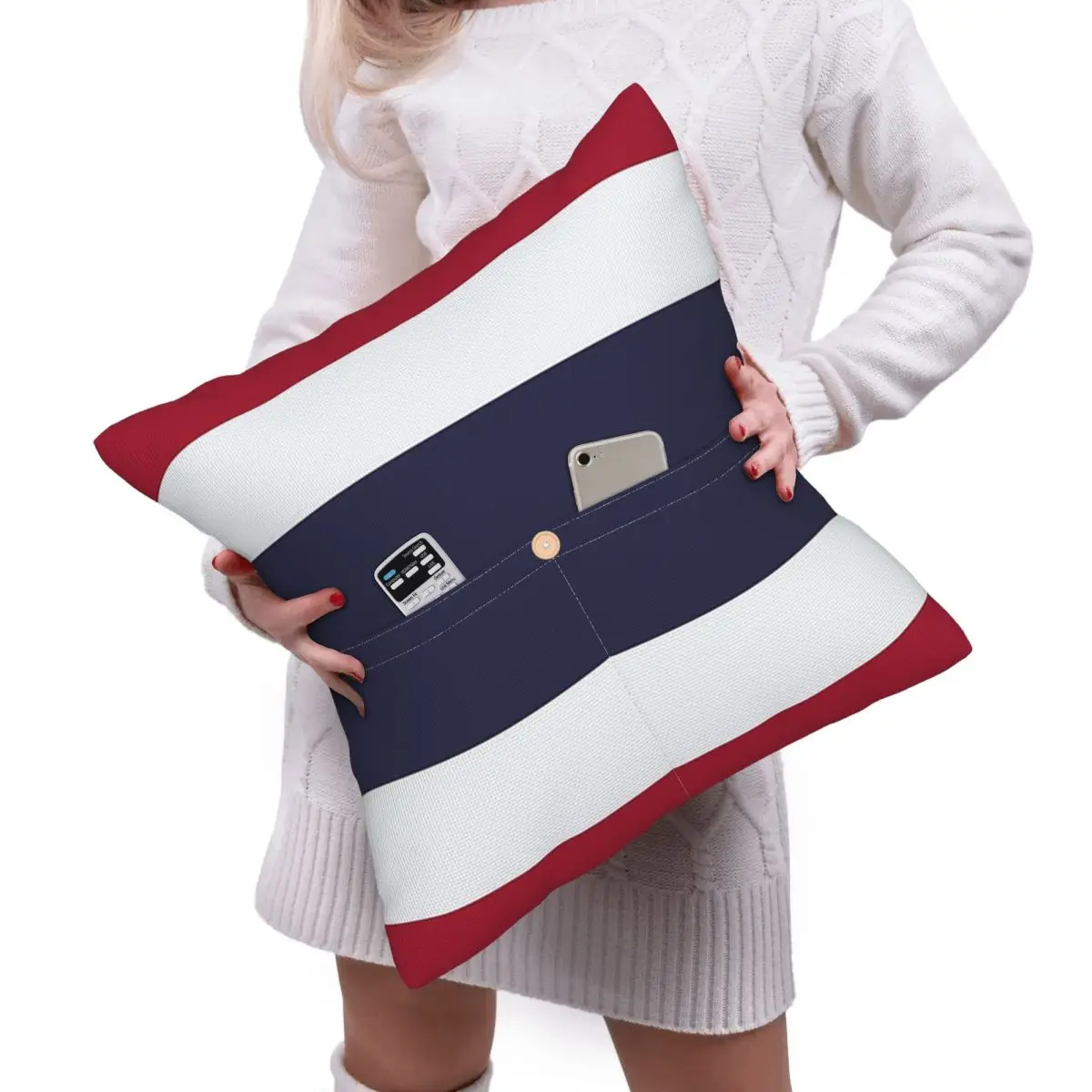 Flag Of Thailand For All Proud Thai People Pillowcase Cushion Cover Polyester Decorative Bedroom Home Comfort Throw Pillow