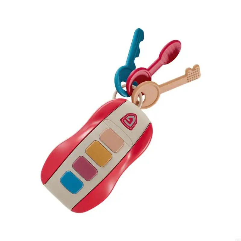 J2HD Kids Play Play Car Toy مع أوضاع الموسيقى Safe ABS Car Sensory Early Learning Motor Skill Activity Toy