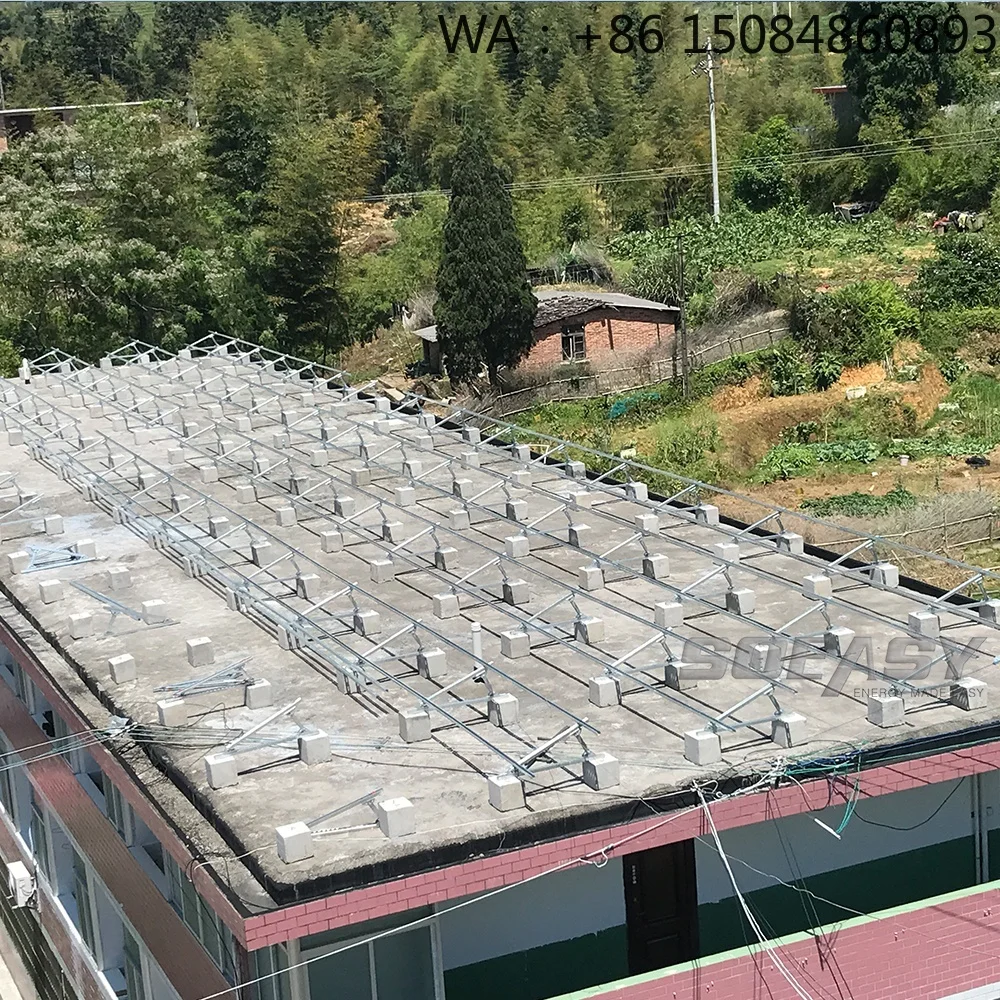 Factory Standard Tripod PV Roof Racking Bracket, Aluminum Solar Panel Mount Structure Accessories, Stable Hardware Parts for Mas
