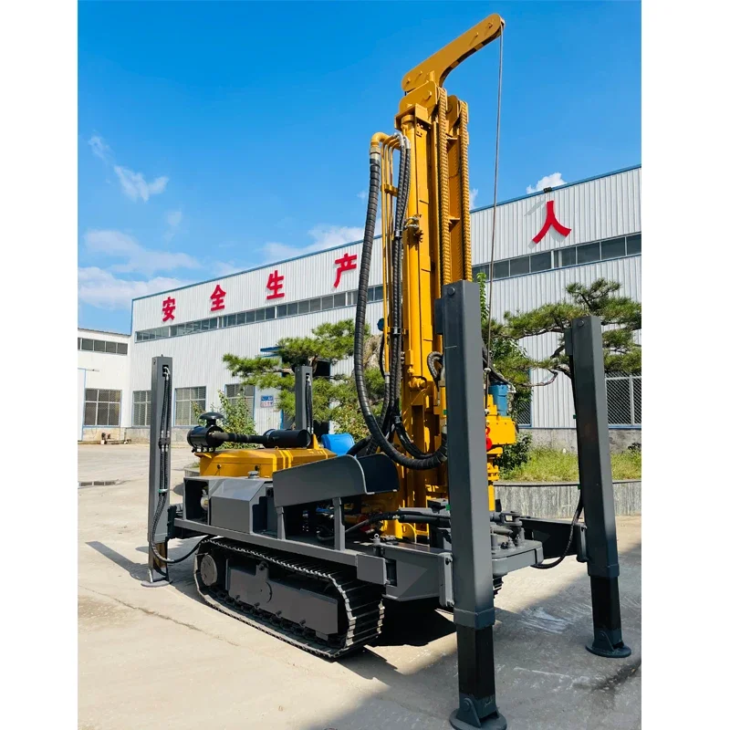 Mine Drilling Rig 100m, 150m, 200m, 300m, 350m, 600 Mounted Water Well Drilling Rig Machine For Sale