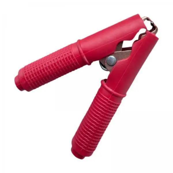Copper Insulated Clip 100A Metal Spring Battery Clamp Black Red Boot for Car Auto Vehicle Charging