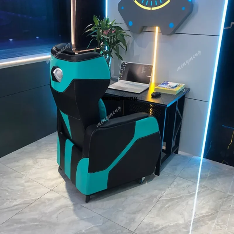 

E-sports Internet cafe sofa chair game hall single integrated table and chair can lie lazy back office chair