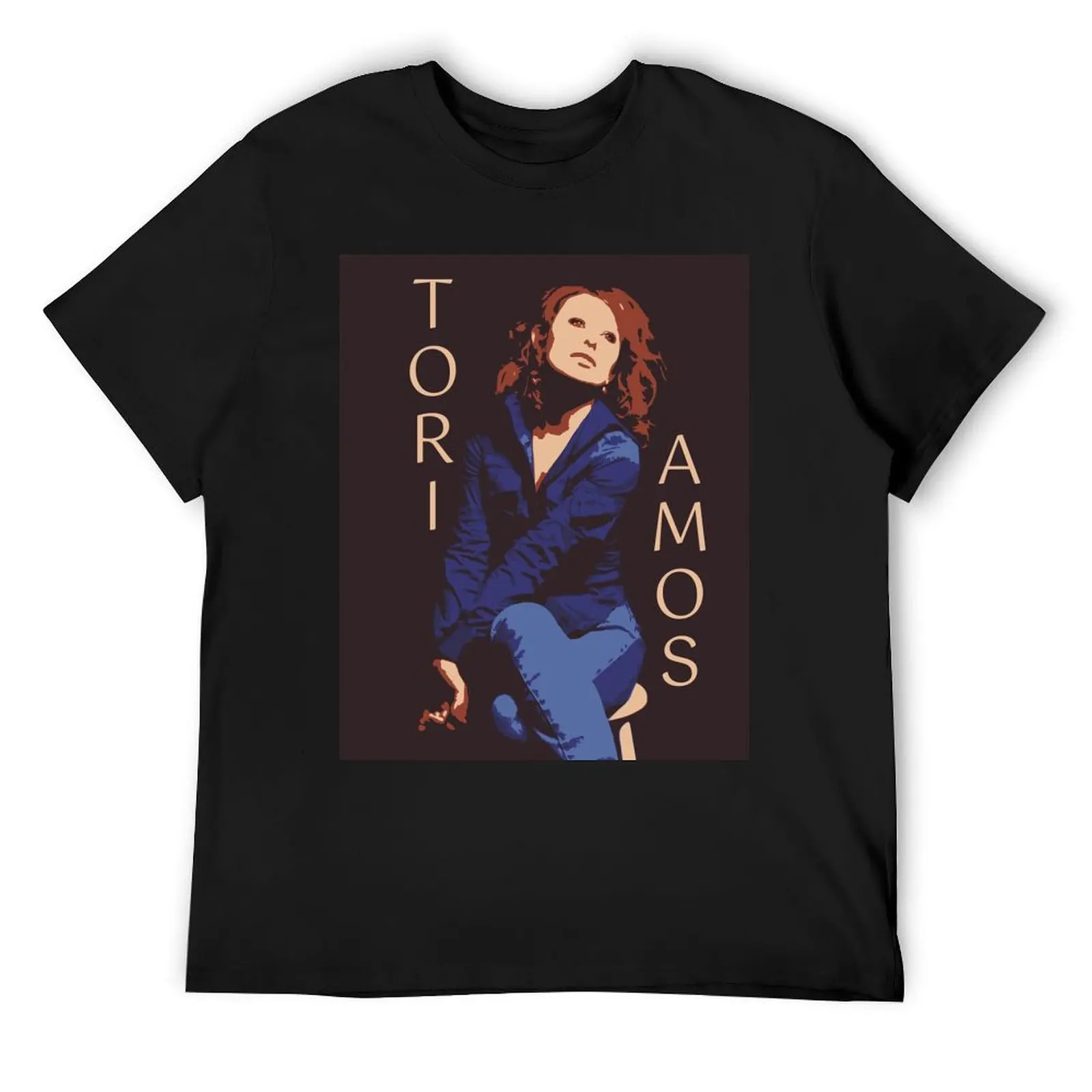 

Tori Amos - Goddess - Blue Dressing T-Shirt customizeds quick drying Personalized t-shirt mens plain t shirts