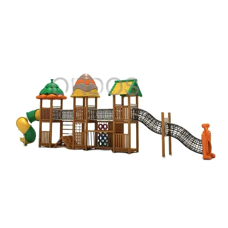 Wholesale Children Modular New Large Wooden Climbing Equipment Outdoor Playground