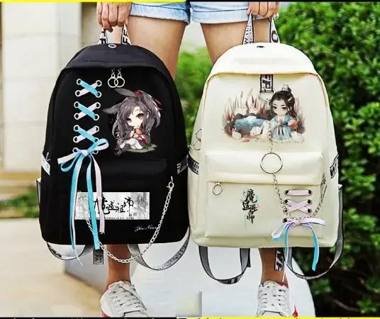 Grandmaster of Demonic Cultivation Mo Dao Zu Shi Lan Wangji Wei Wuxian Cosplay Backpack School Shoulder Bags Gift Outdoor