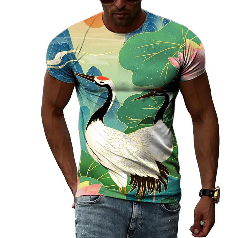 New Antique Mythology Pictures Landscape Men's and Women's T-shirts Casual 3D Print Tees Hip Hop Round Neck Short Sleeve Tops