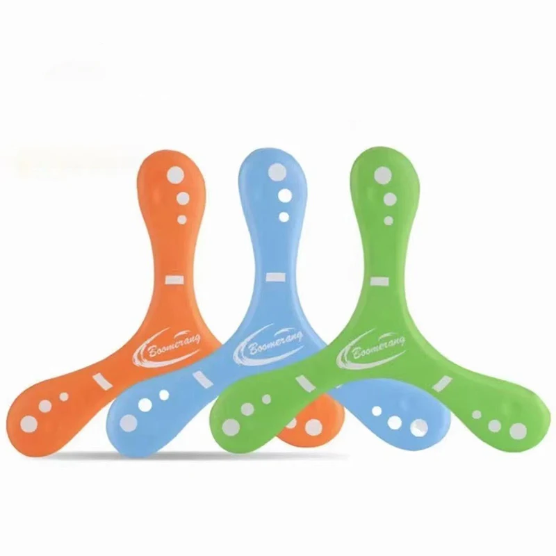 Fun Boomerang Toy Three-leaf Cross Outdoor Flying Disc Games Adult-kids Interactive Sports Toys for Children Decompression Gift