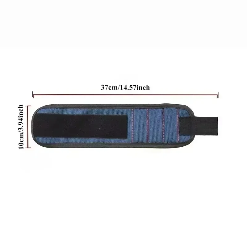 Supersterke magnetische polsband magneet polsband schaar kit opslag woondecoratie polsband pick-up reparatie korte tas