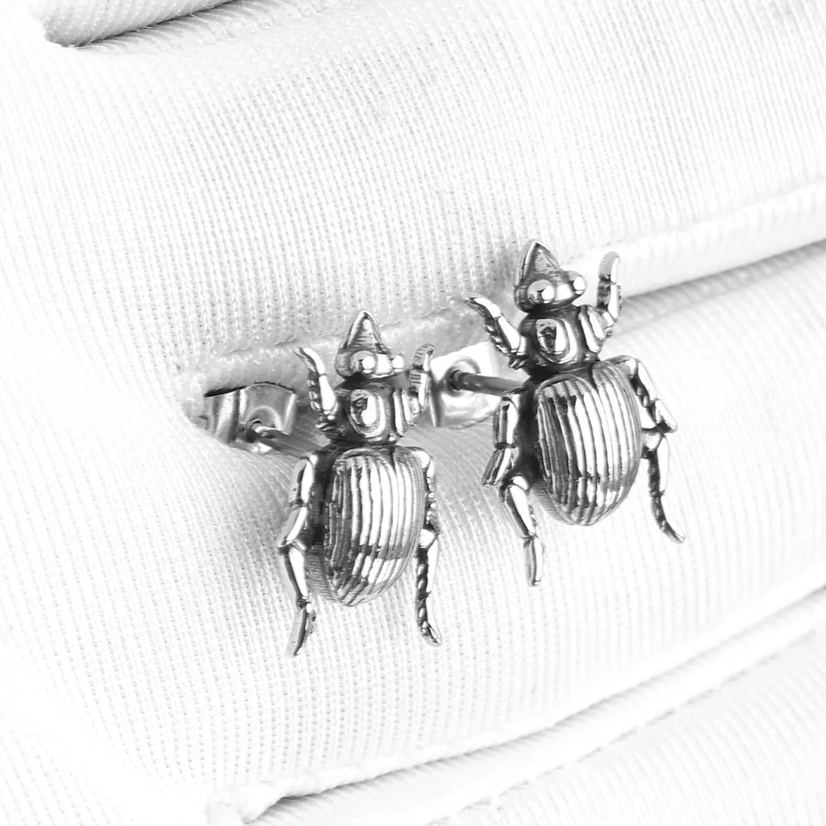 Stainless Steel Fashion Tiny Earrings Shithead Men Hip-hop Personalized Accessories Retro Biker Girl Jewelry Gifts Wholesale