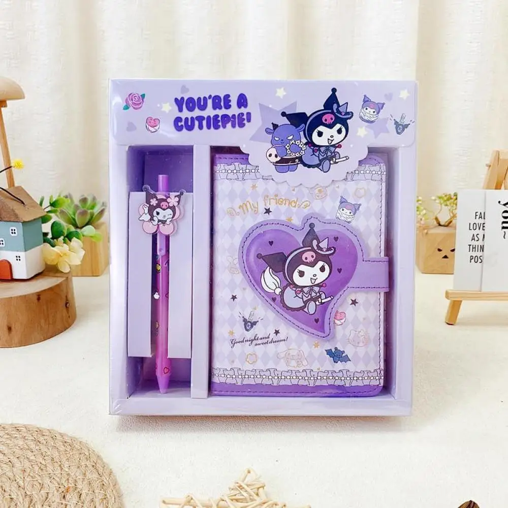かわいいシナモロールキッズハンドブックセットサンリオアニメマイメロディおもちゃギフトボックス漫画ノートブックペン文具女子学生ギフト