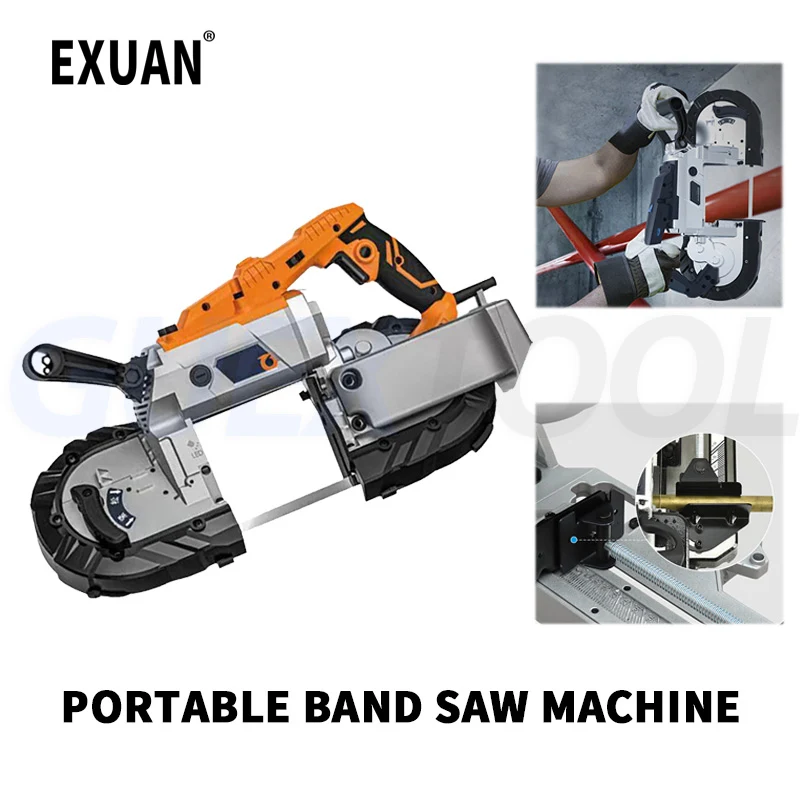 

Mini Woodworking Band Saw Machine Portable Horizontal Pipe Cutting Machine Metal Stainless Steel Sawing Machine Saw Blade Cutter