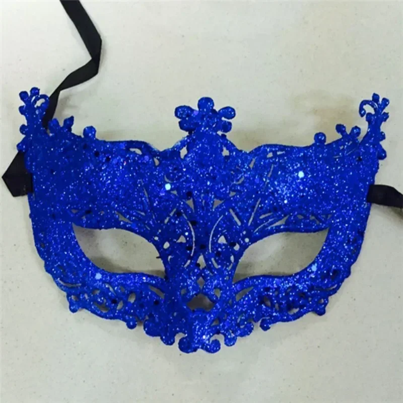 2025 Halloween Masquerade Performance Half Face Fox Sequin Lace Mask Princess Venice Mask Christmas Party Ball Mask