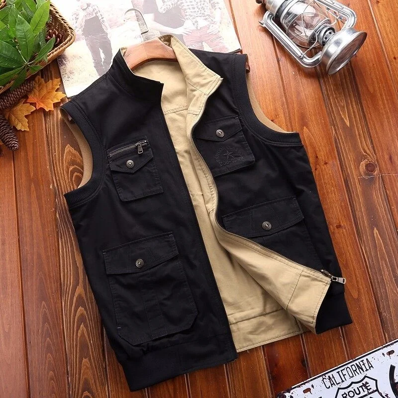 

New Waistcoat Men Casual Vest Leisure Social Large Size Men's Suit Spring And Autumn Man Fashion Sleeveless Summer Classic