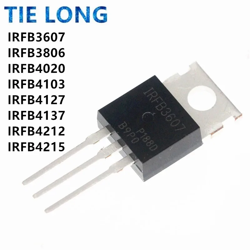 (10piece)100% New IRFB3607 IRFB3607PBF TO-220 IRFB3806 IRFB4020 IRFB4103 IRFB4127 IRFB4137 IRFB4212 IRFB4215 transistor