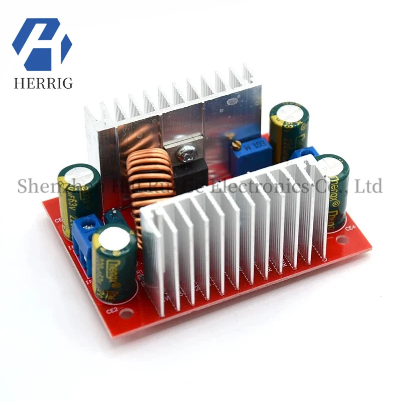 

400W 15A Boost Converter DC DC Constant Current Power Transformer 10V-60V Adjustable Boost Power Module
